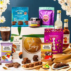 New Baby Luxury Chocolate Hamper, Vegan, Gluten Free & Dairy Free New Mum Gift