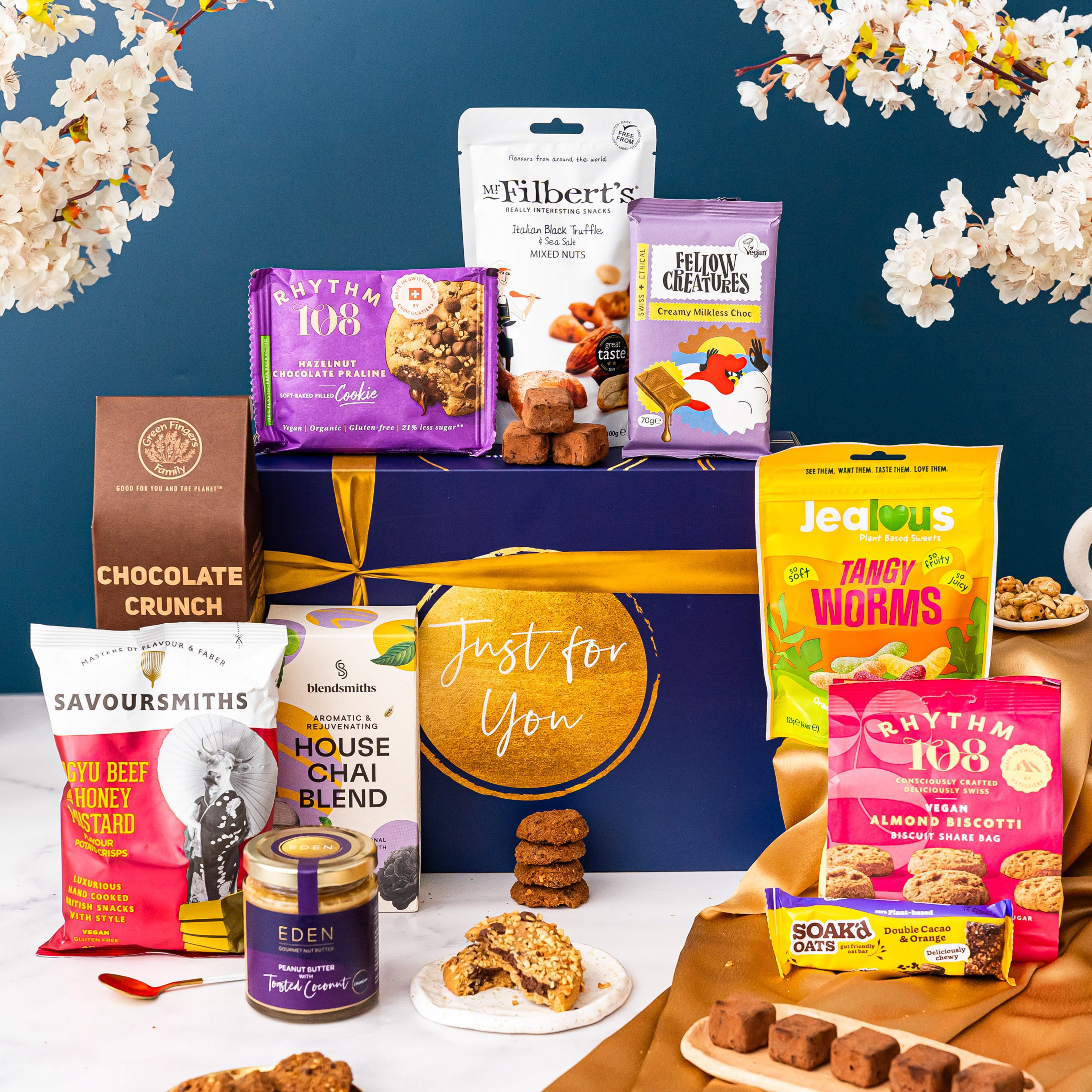 Limited Edition Luxury Gourmet Food Hamper, Vegan & Gluten Free Personalised Gift