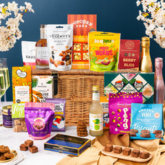 Prestige Gourmet Food & Drink Hamper, Vegan, Gluten-Free Special Personalised Gift